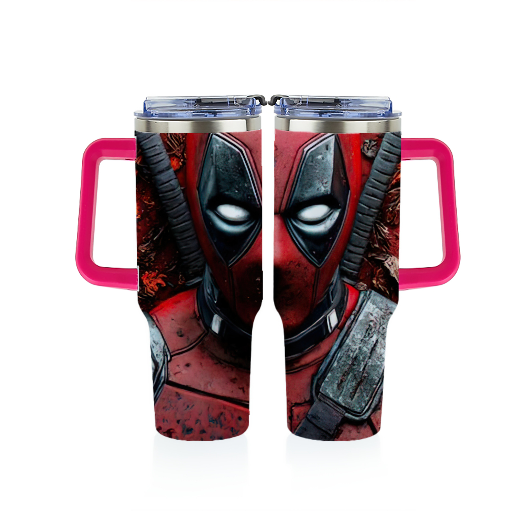 （画像用） Deadpool デッドプール 1200ｍLフルプリント車用タンブラー